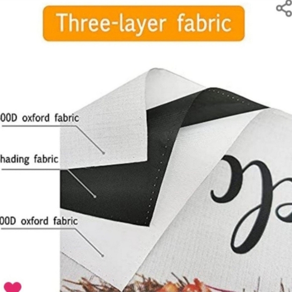 NEW Rustic Look Fall/Autumn Large Outdoor "Welcome" Flag w/wreath design - Picture 5 of 11